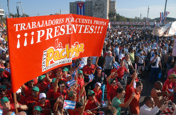 Cuentapropistas en la Plaza