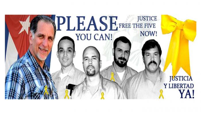 René González y los cuatros héroes