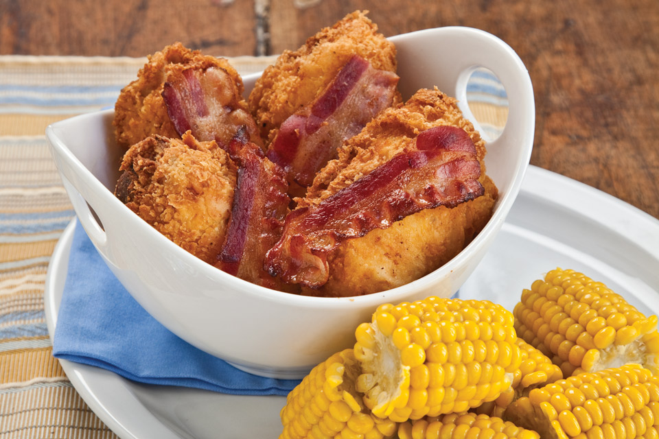 Pollo frito a la guajira 