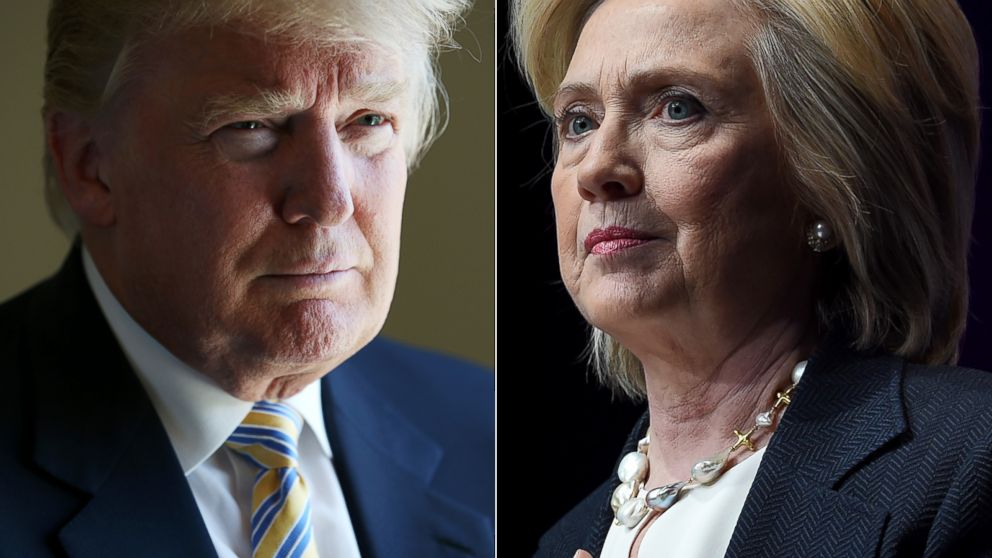 Hillary Clinton y Donald Trump 