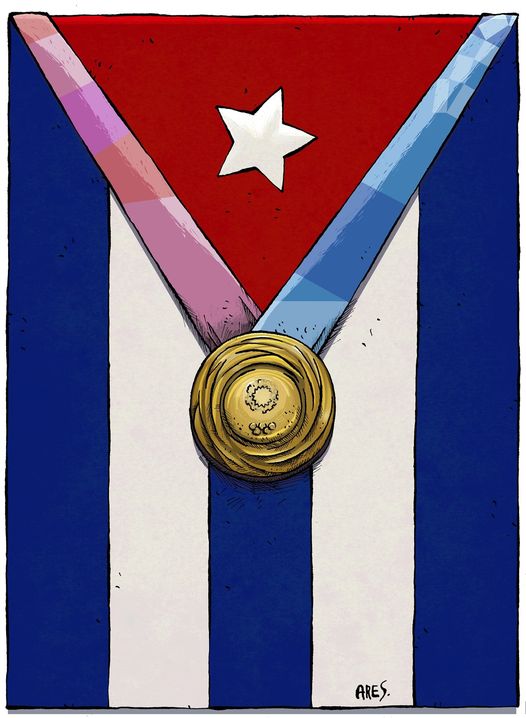 Bandera - Medalla de oro