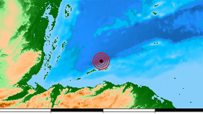 Sismo perceptible al suroeste de la Isla de la Juventud Sismo perceptible al suroeste de la Isla de la Juventud
