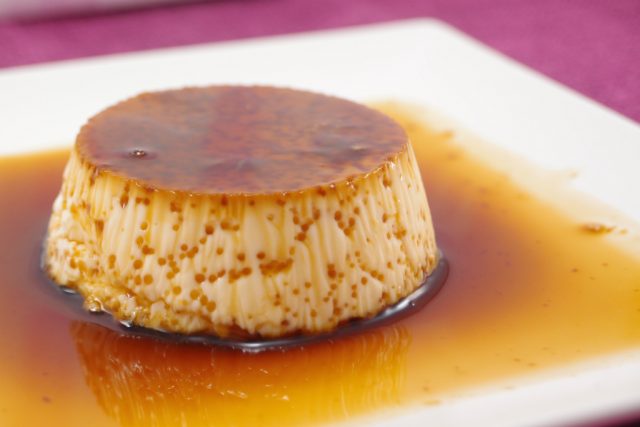 Flan con edulcorantes Flan con edulcorantes