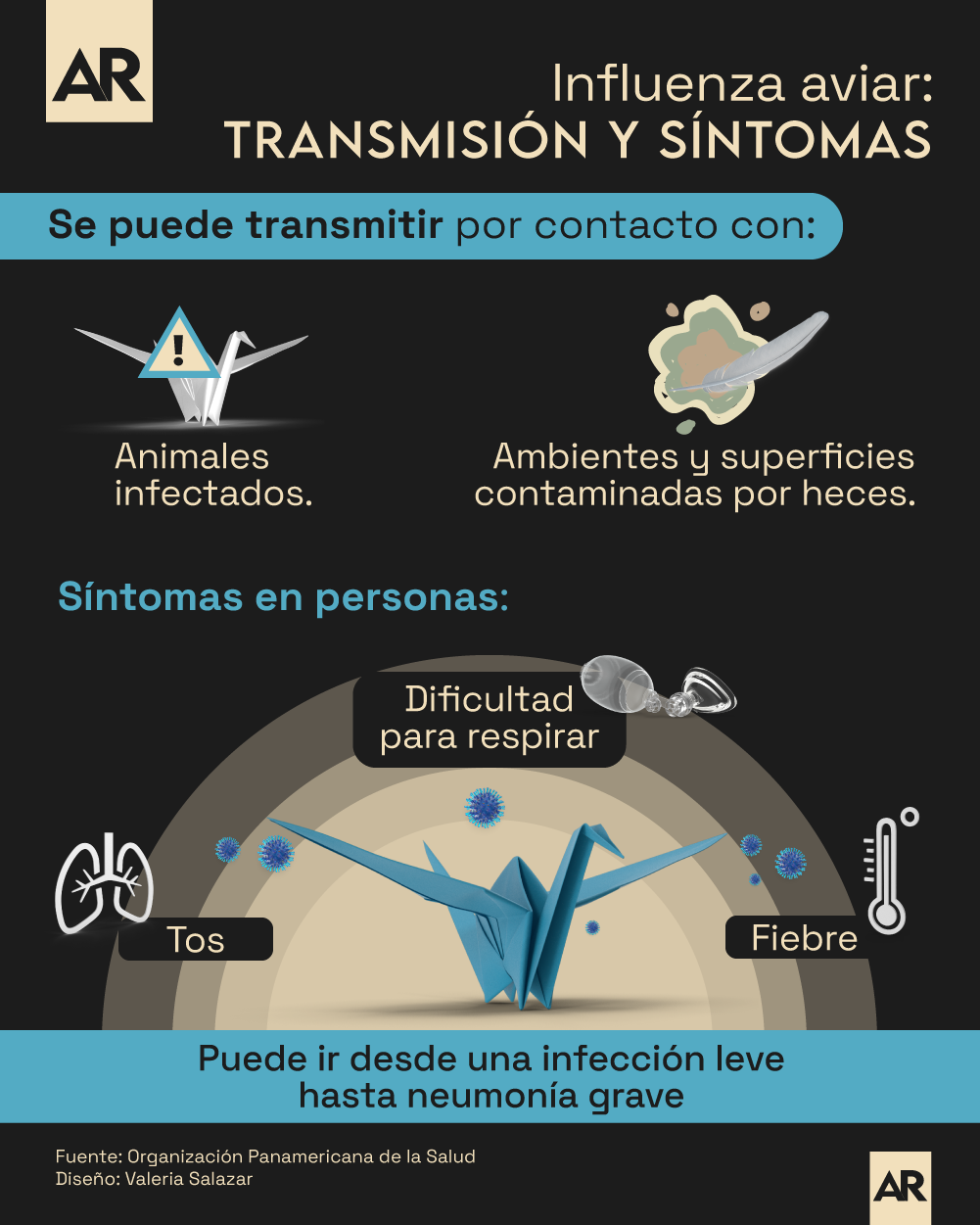 Influenza aviar: transmision y sintomas Influenza aviar: transmision y sintomas