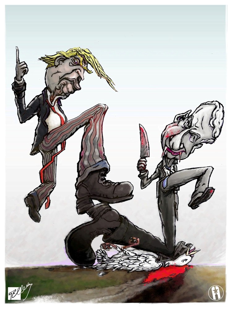 Genocidio a cuatro manos