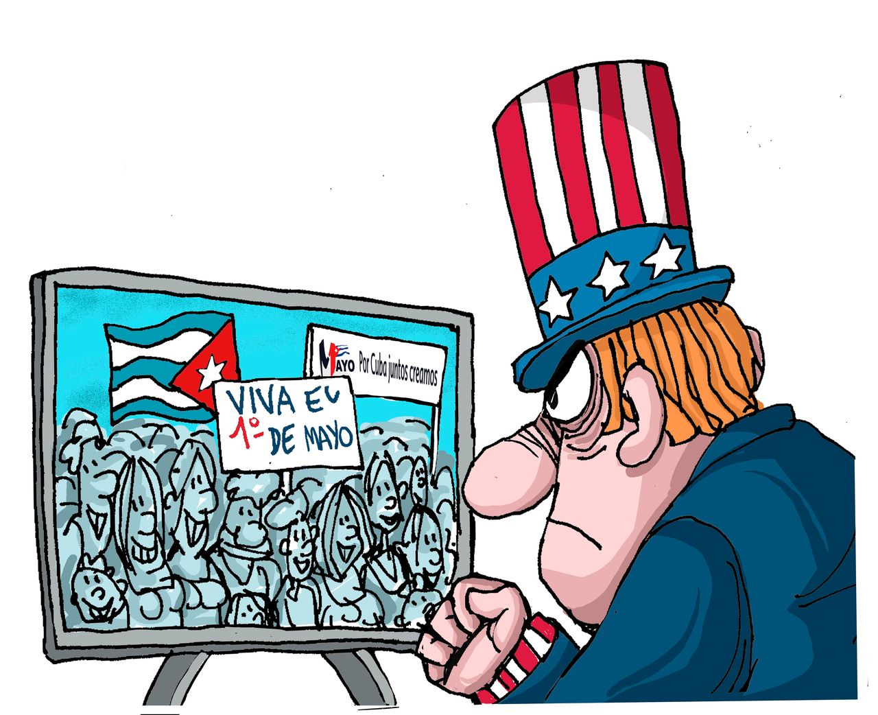 Tremenda esa represión!