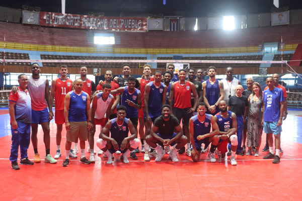 Cuba define equipo para inicio de la VNL Cuba define equipo para inicio de la VNL
