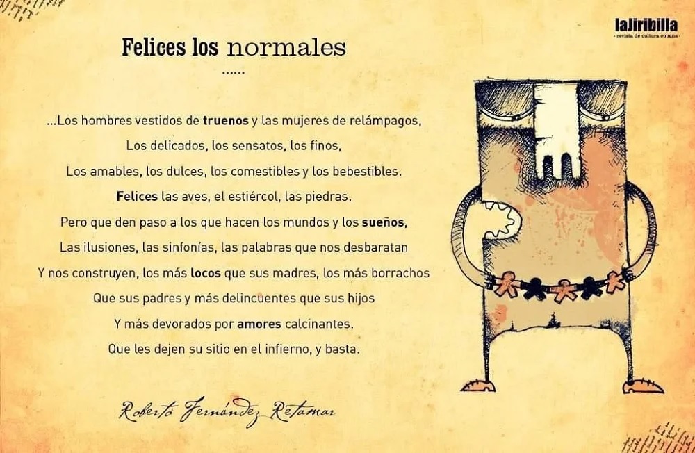 Felices los normales