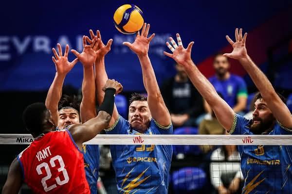  Cayó Cuba 2-3 ante Ucrania y complicó su trámite en VNL