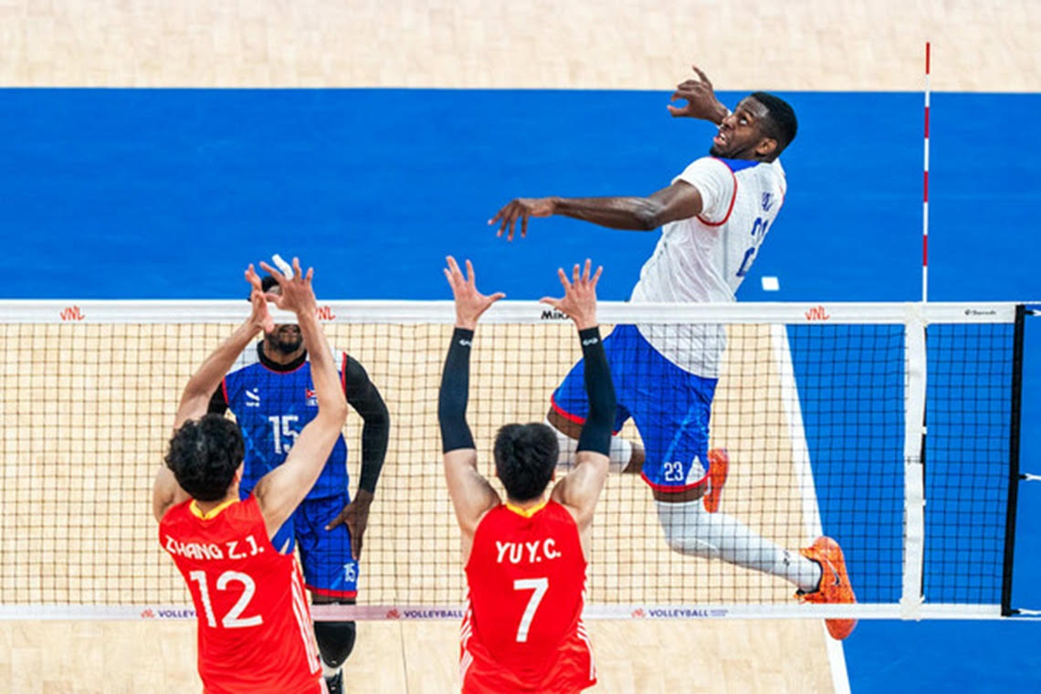 Cuba vs. Italia en final de Liga de Naciones de Voleibol