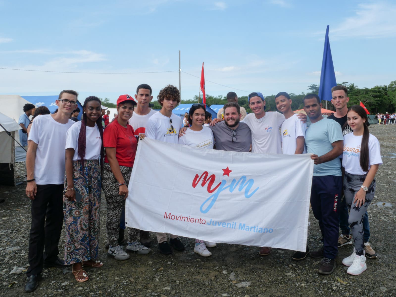 Los jóvenes en Birán