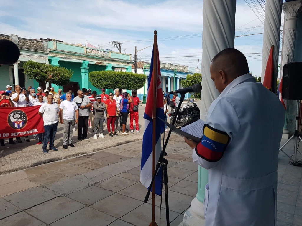 En la ciudad de Camagüey denunciaron el injerencismo de Estados Unidos. Foto: Cadena Agramonte