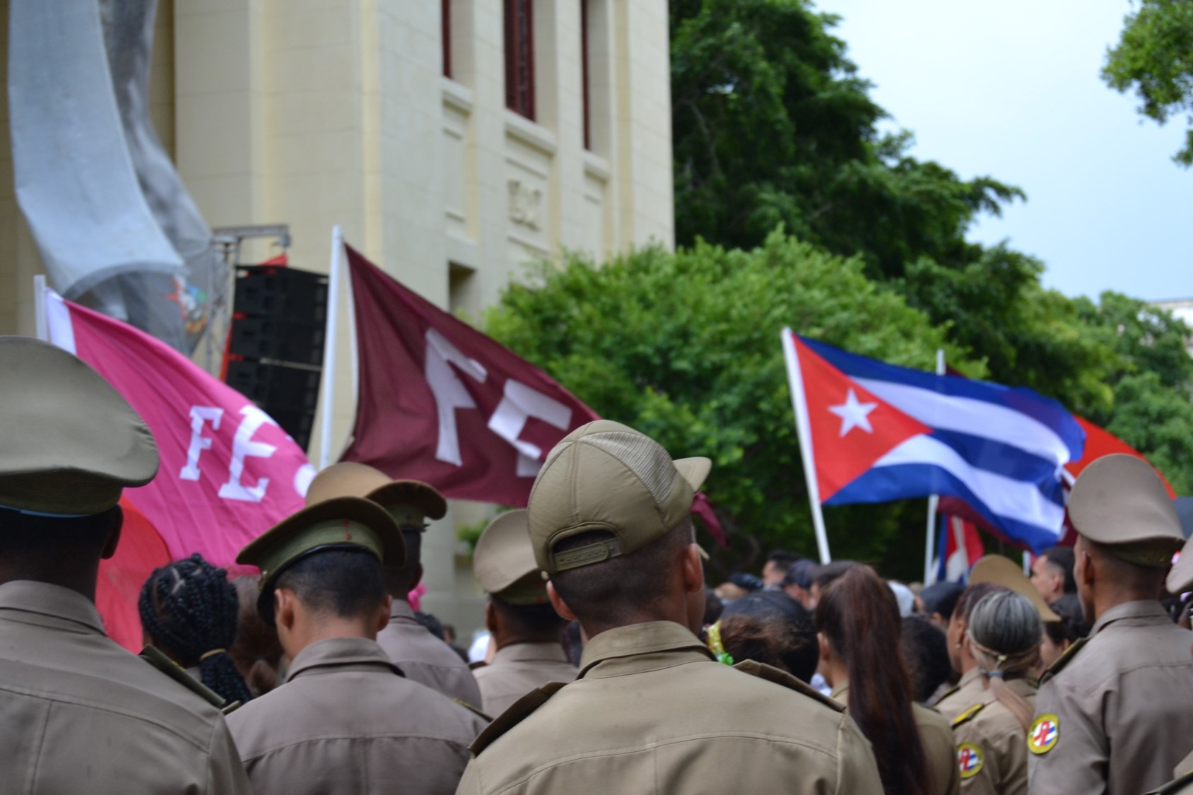 Jóvenes de Cuba recordaron el ingreso de Fidel a la Universidad de La Habana en la carrera de Derecho. Fotos: Sheila Moten / Cubahora
