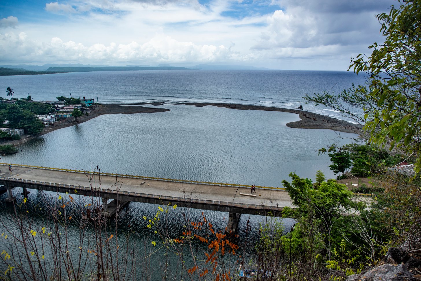 Vista del tibaracón con forma de Cuba