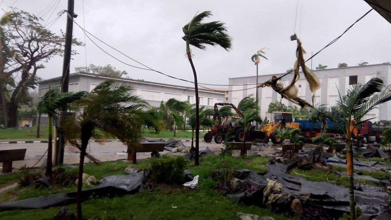 Daños en la Universidad de Oriente tras el paso del huracán Melissa: Foto: Luis Alberto Portuondo Ortega 