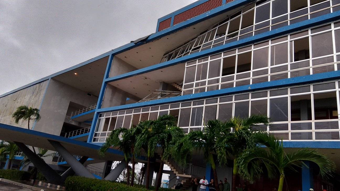 Daños en la Universidad de Oriente tras el paso del huracán Melissa: Foto: Luis Alberto Portuondo Ortega 