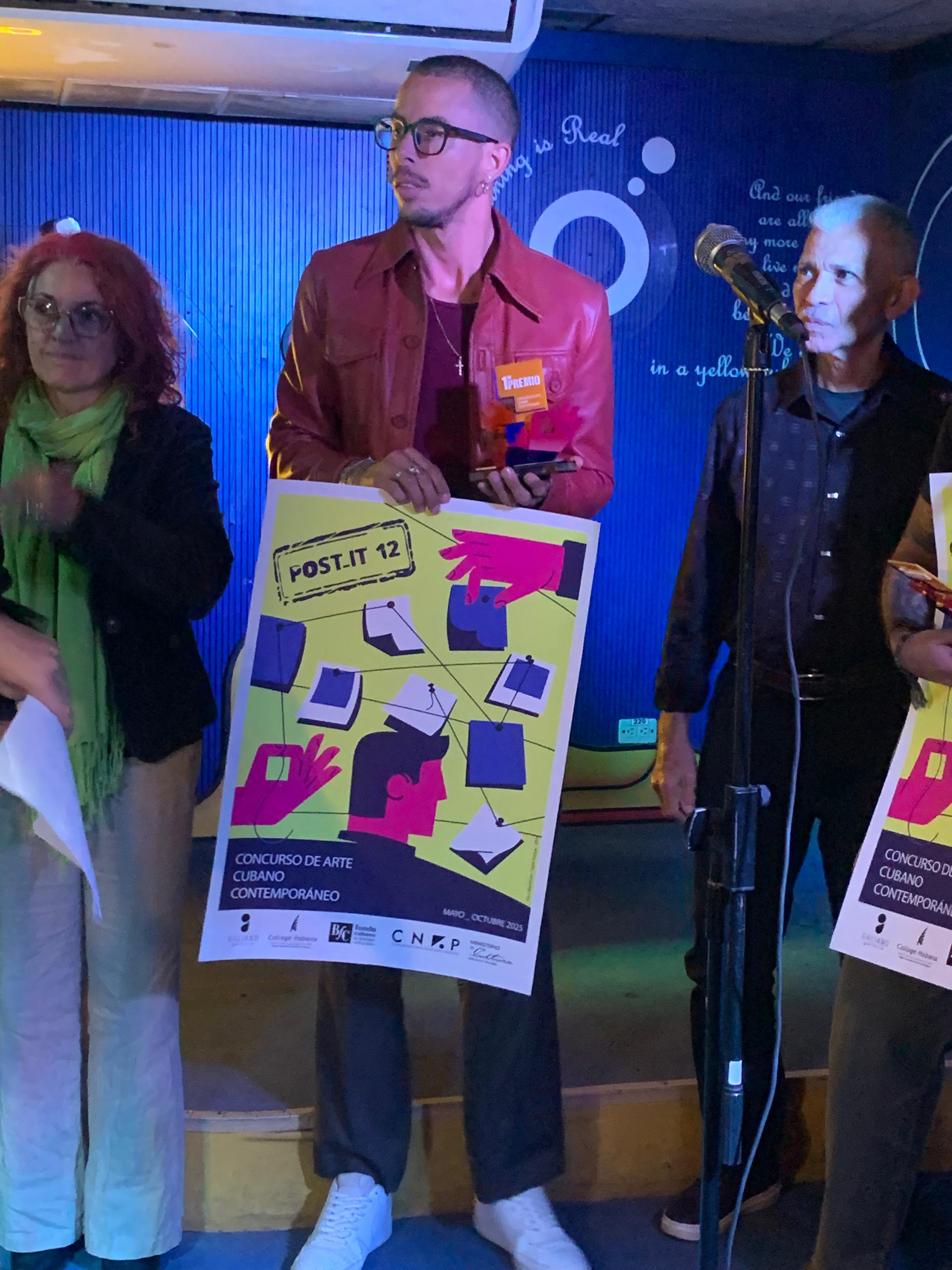 Premios del concurso Post-it Arte Cubano Contemporáneo en su XII edición