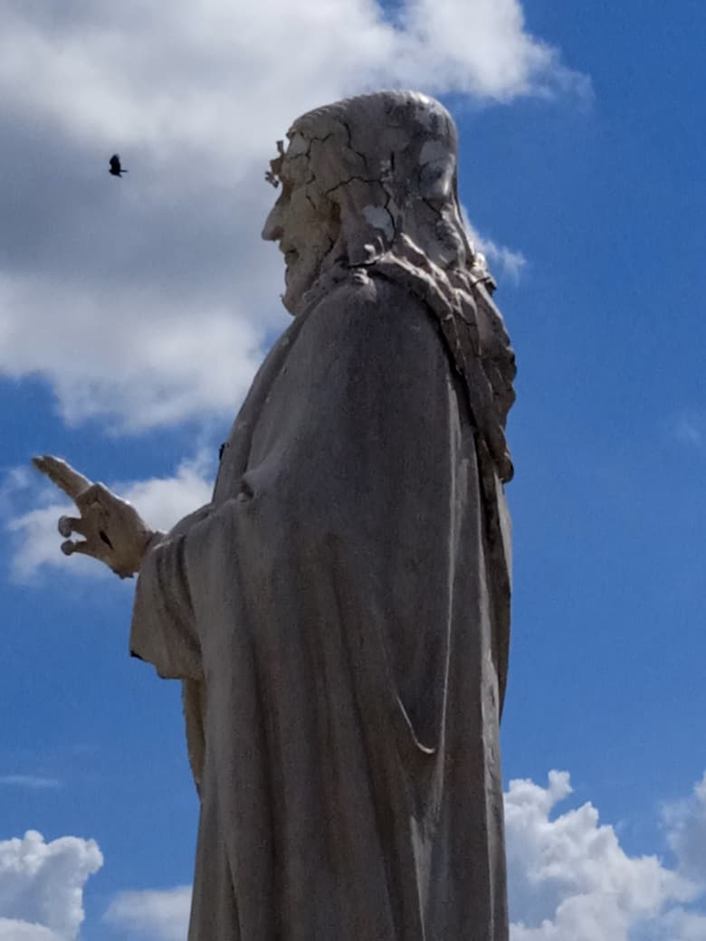 Después del huracán Melissa, el Santuario Nacional Basílica Menor de Nuestra Señora de la Caridad del Cobre. Foto: Nelson Hair Melik Marrero / Cubahora