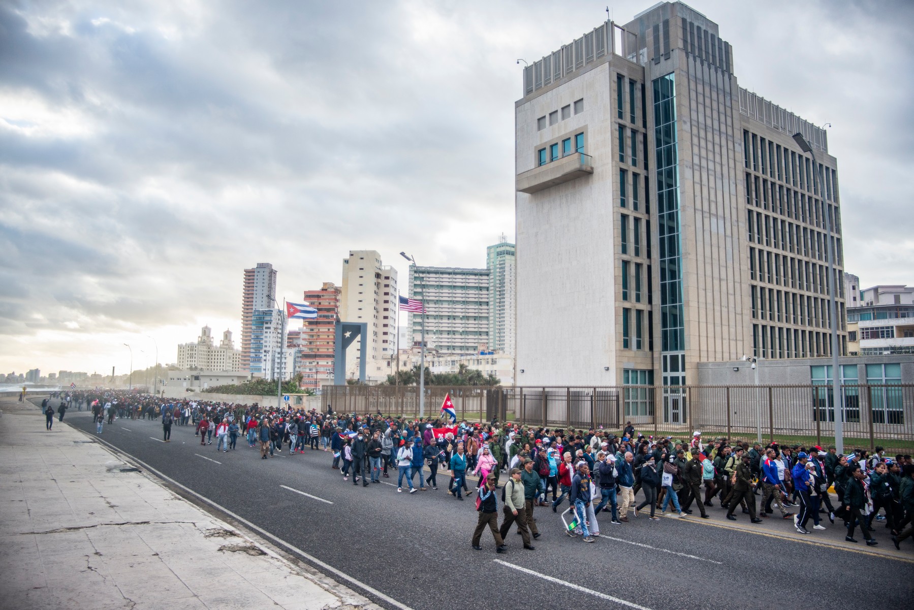 Marcha en la Tribuna Antimperialista por nuestros 32 combatientes caídos