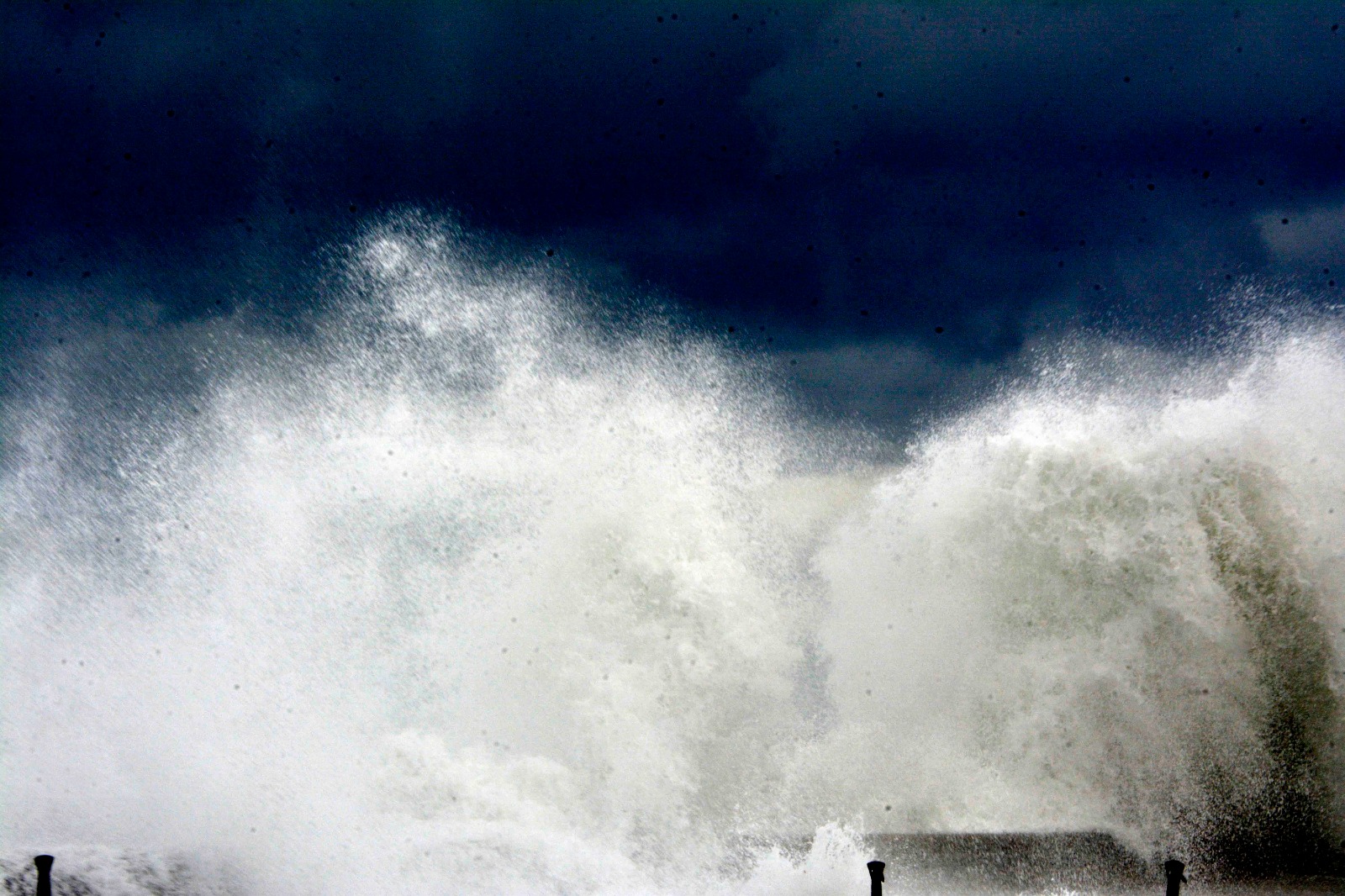 Inundaciones en el Malecón de La Habana
