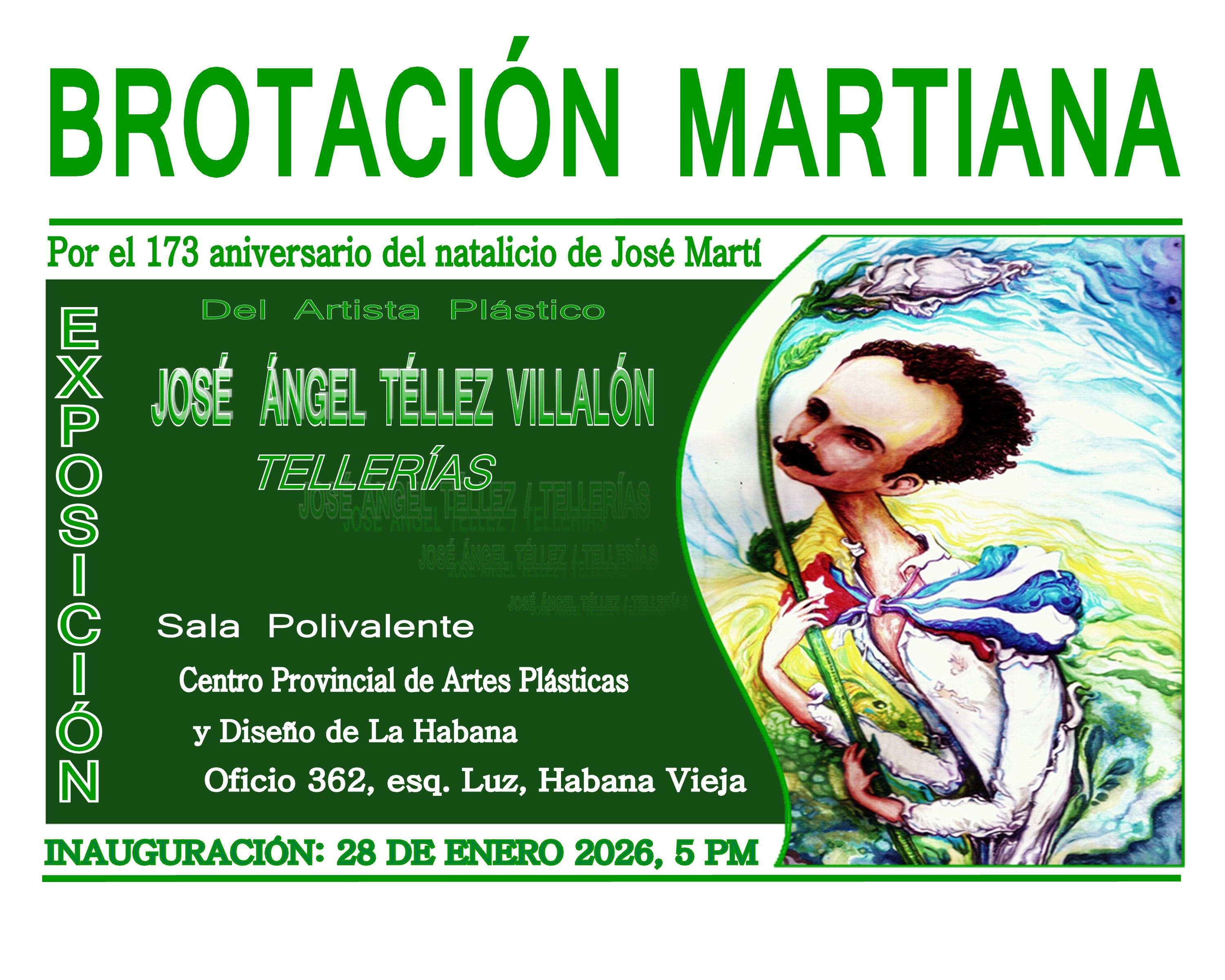 "Brotación Martiana": homenaje metafórico al Héroe Nacional