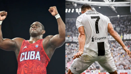 Mijaín López y Cristiano Ronaldo