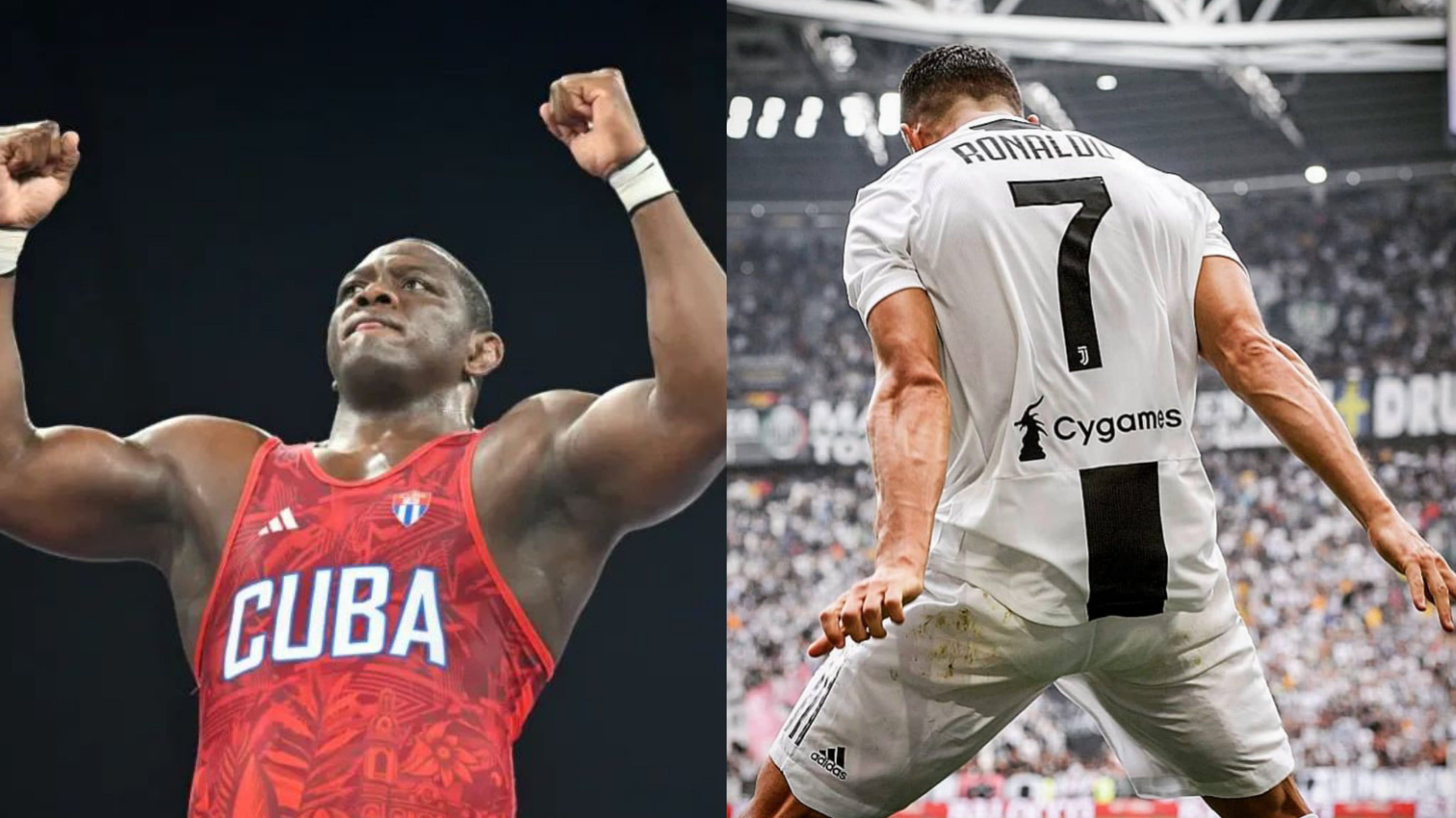 Mijaín López y Cristiano Ronaldo