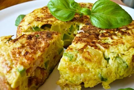 Tortilla cubana de vegetales